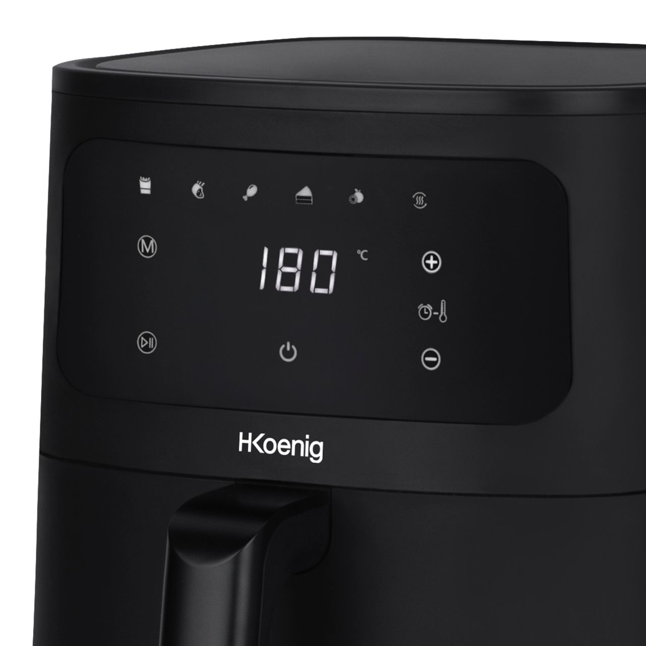 H. Koenig Airfryer XL FRY860 Fritteuse ohne Öl, Kapazität 6 l, für bis zu 8 Personen