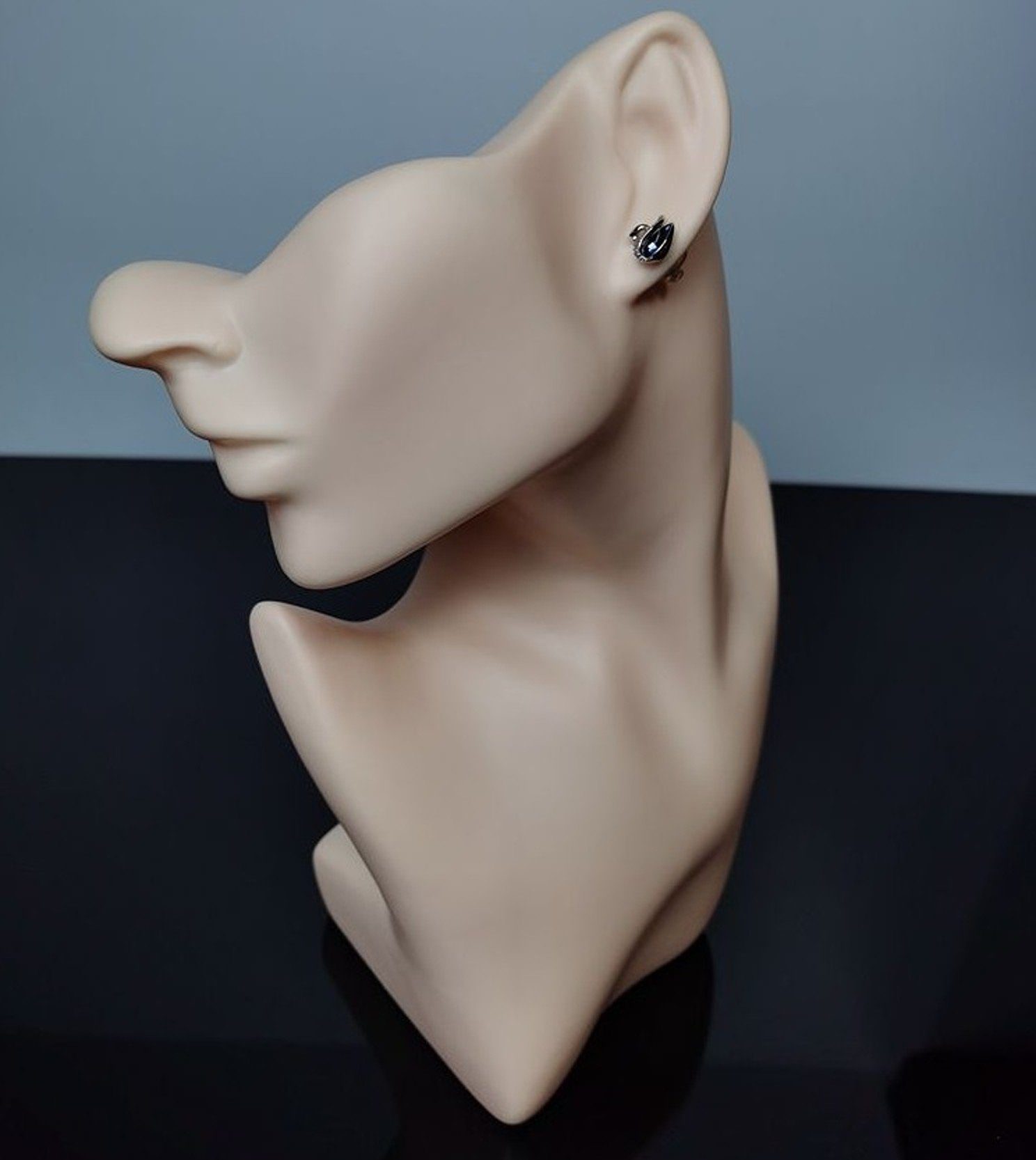 BAYLI Schmuckständer 2x Schmuckbüste Hautfarbe, Schmuck-Mannequin Büste als Schmuckständer