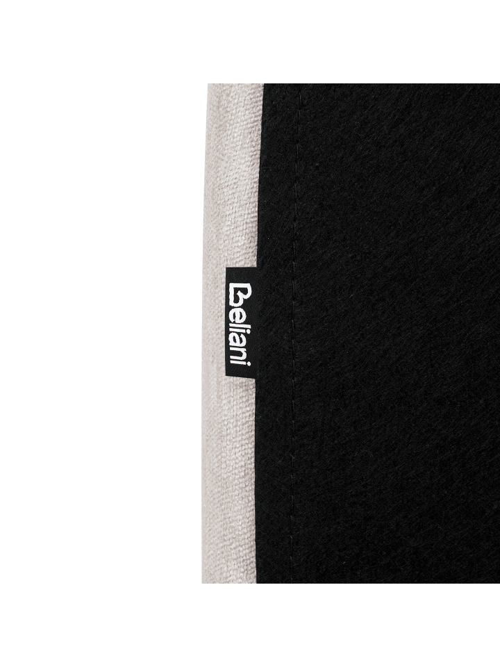 Beliani Doppelbett LAVARDENS in Beige/Schwarz - (W) 181 x (H) 107 x (L) 222 cm günstig kaufen onesize