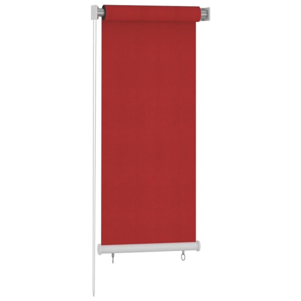 Rollo Außenrollo 60x140 cm Rot HDPE, vidaXL