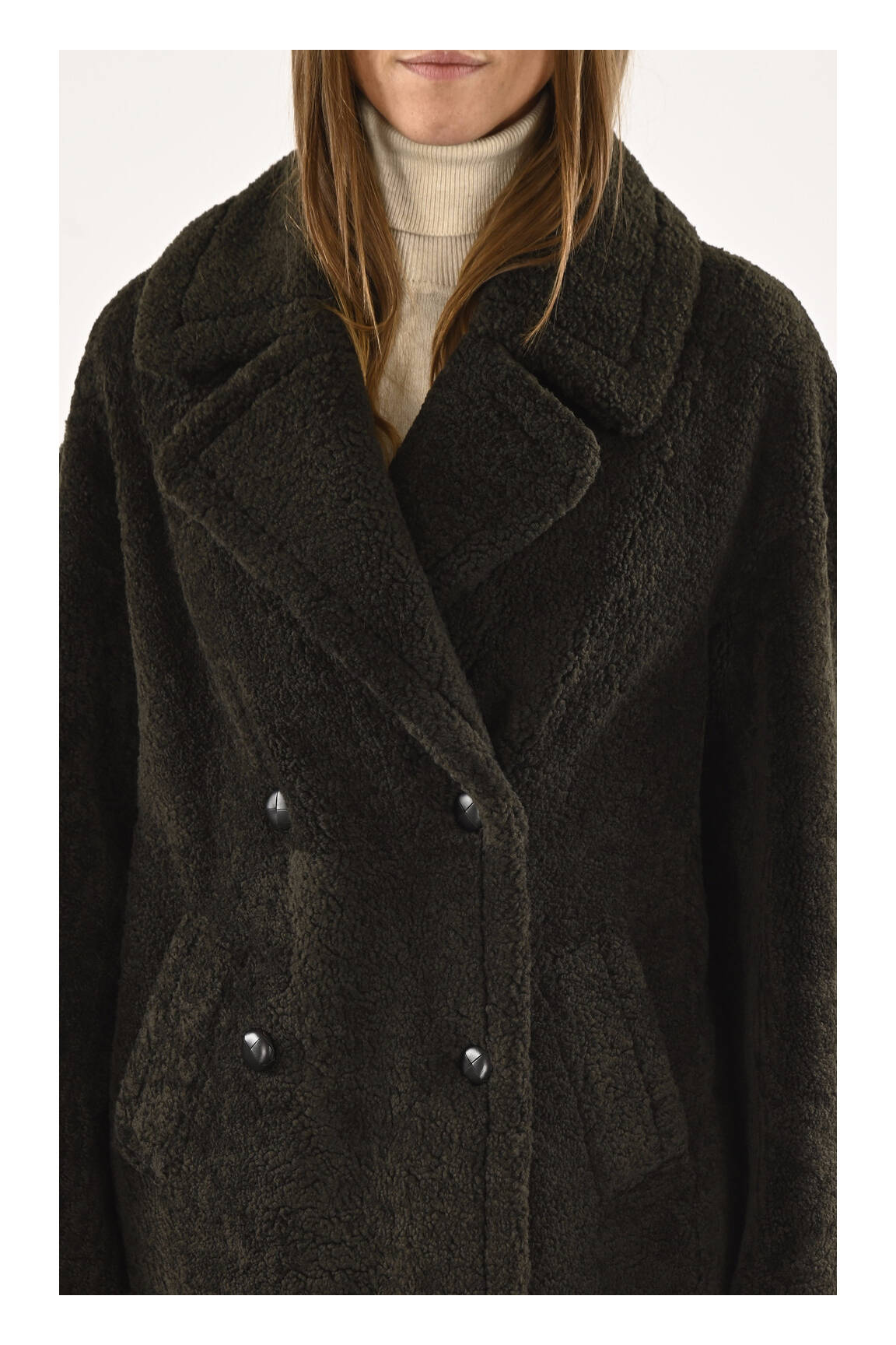 Ventcouvert Manteaux Longs Femme couleur vert