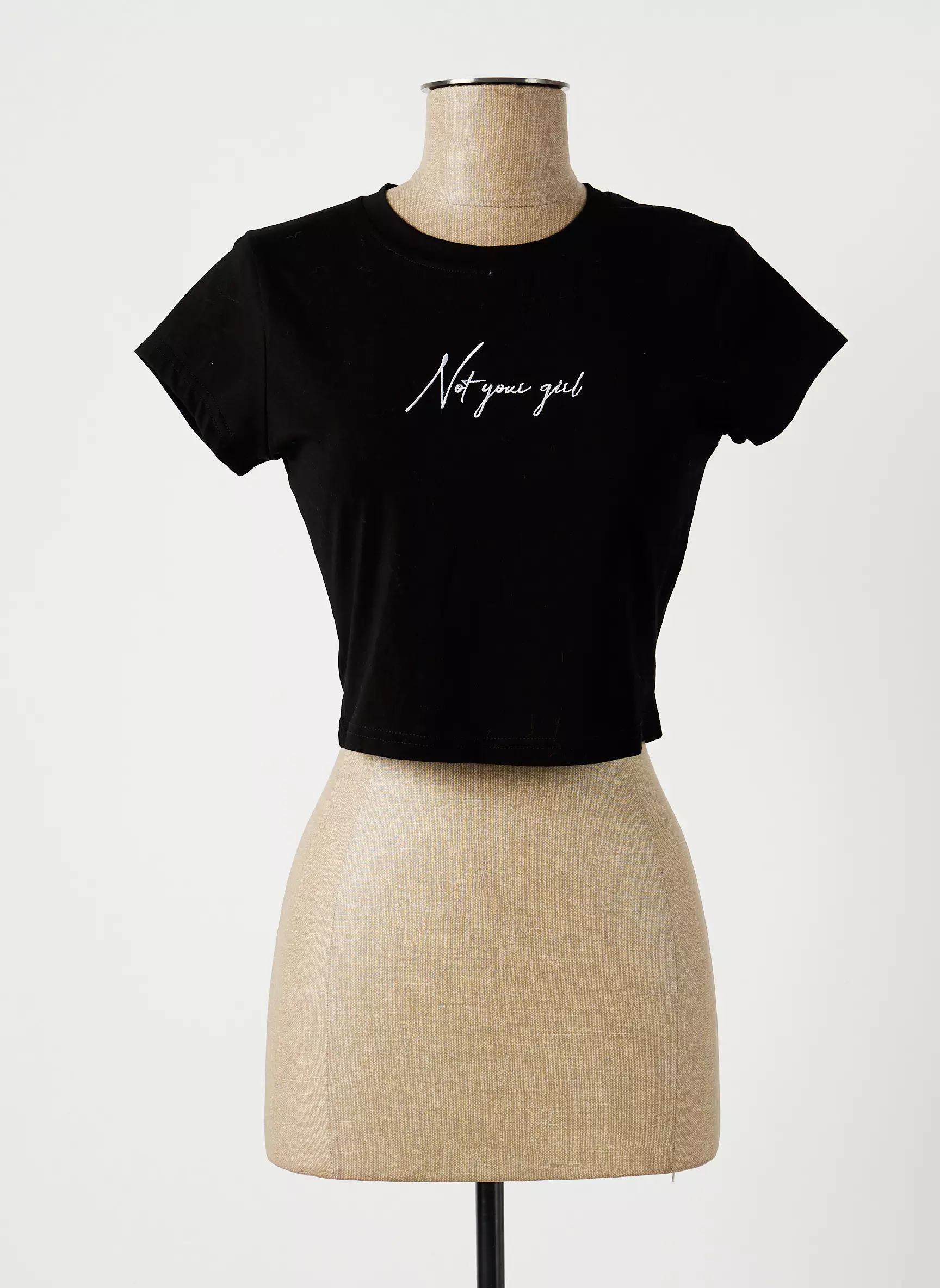 Not Your Girl Tshirts Femme couleur noir