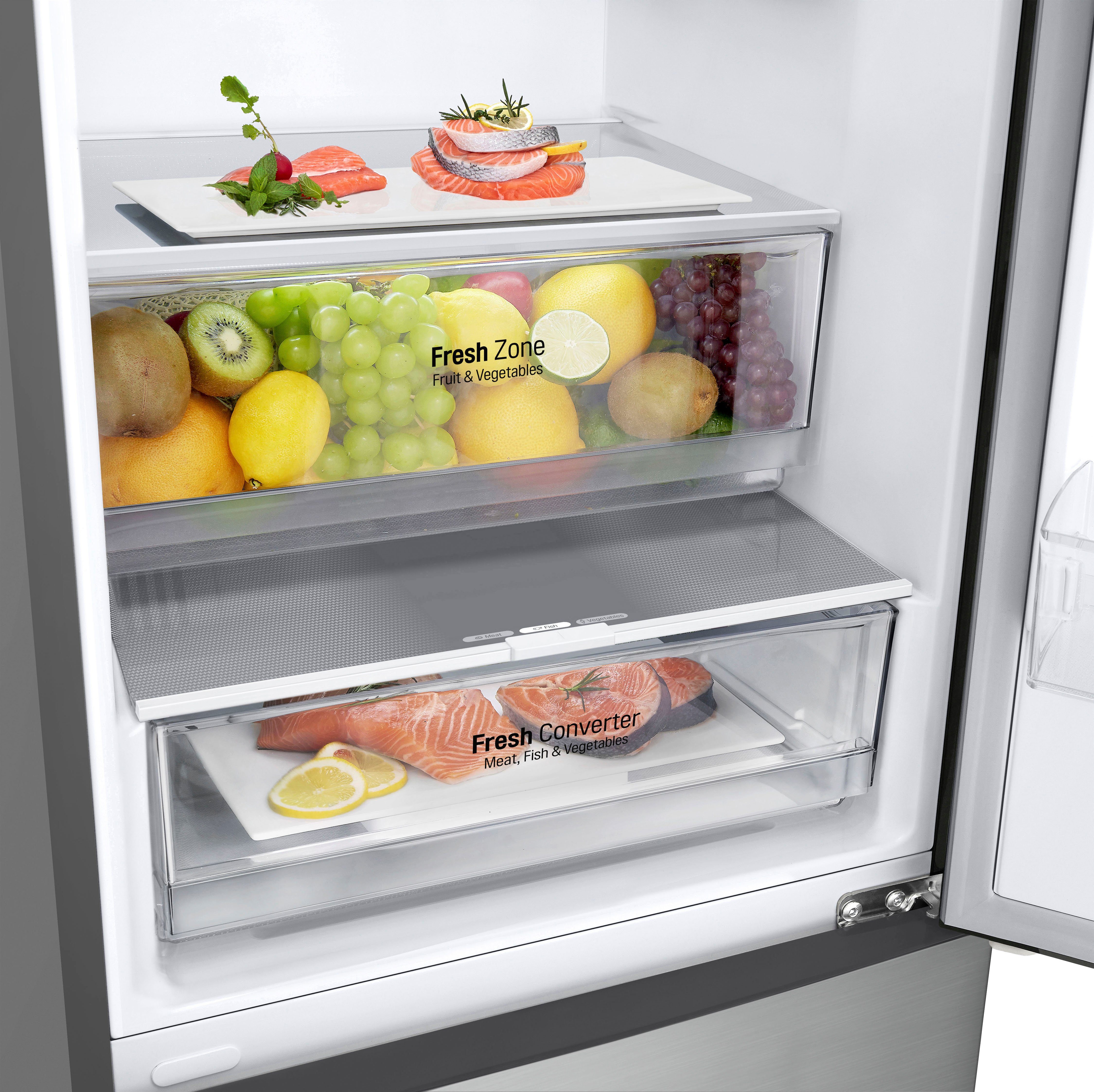 LG Kühl-/Gefrierkombination Serie 5 GBP52PYNBN, 203 cm hoch, 59,5 cm breit