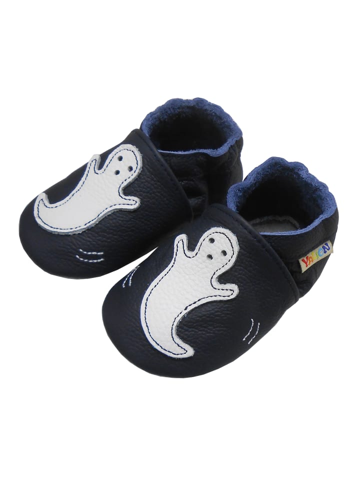 Yalion Leder-Krabbelschuhe 
