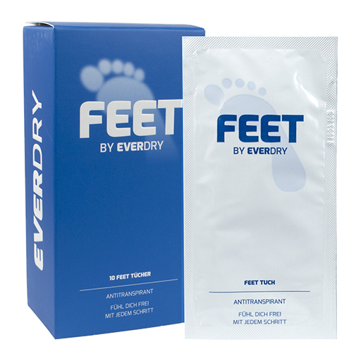 EVERDRY Feet Tücher  10 St  Tücher