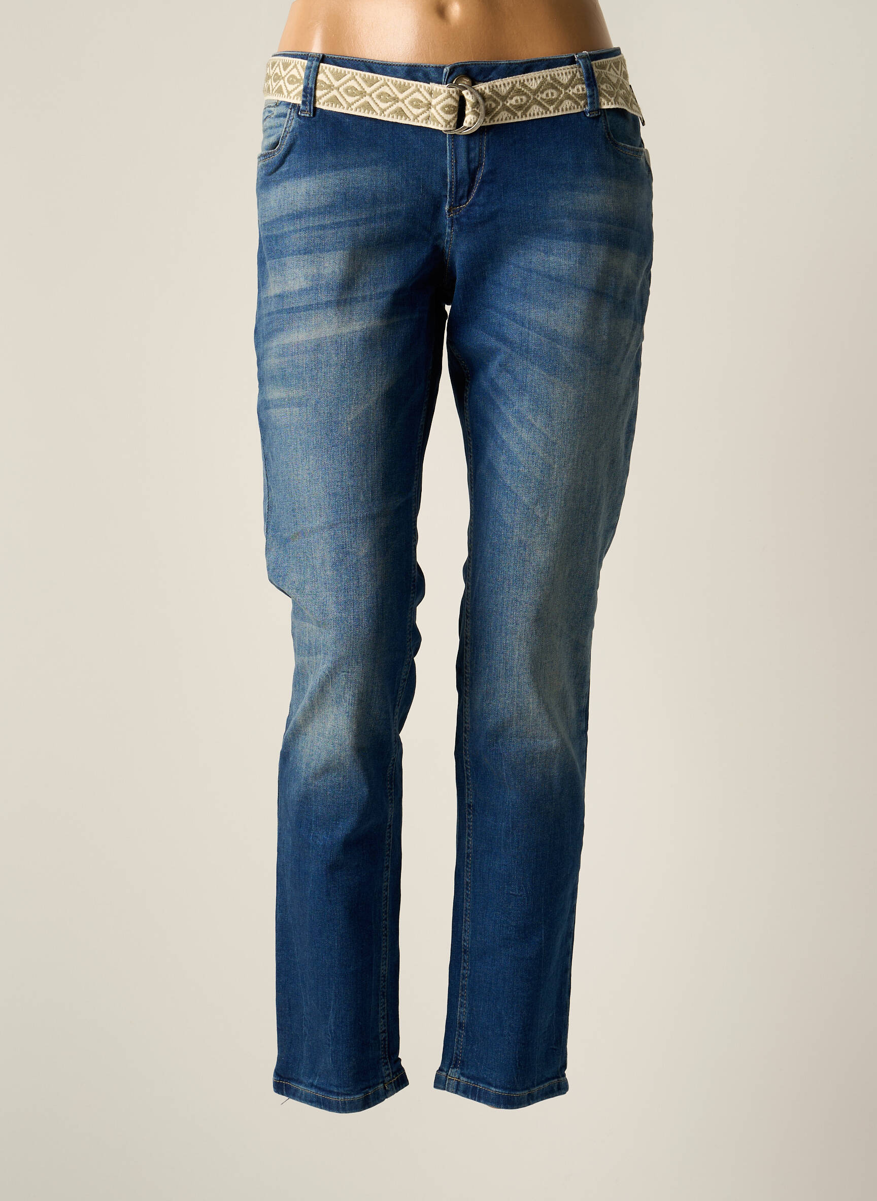 Betty   Co Jeans Coupe Slim Femme couleur bleu