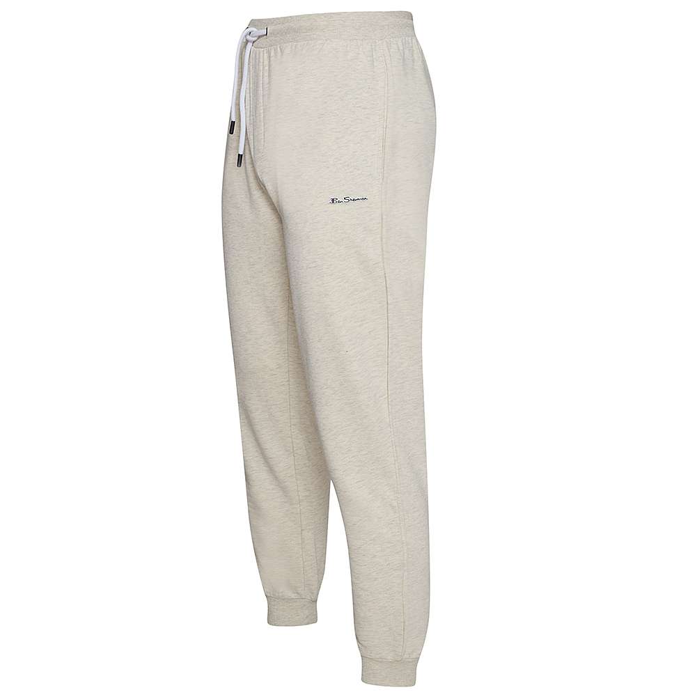 BEN SHERMAN Rubberised Logo Herren Jogginghose 0066977E-ECRU