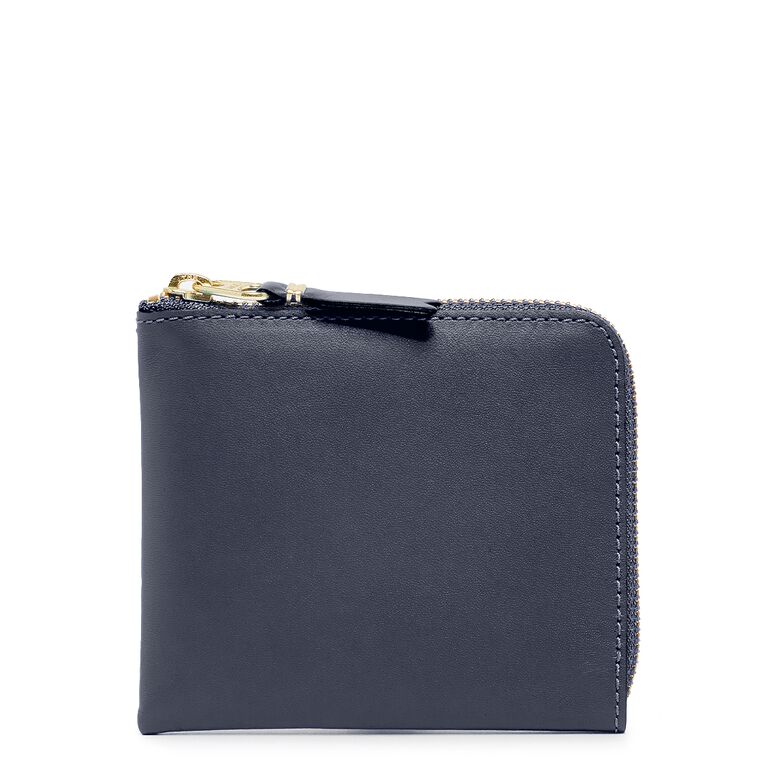 Comme des Garcons Wallet Classic Leather Line navy