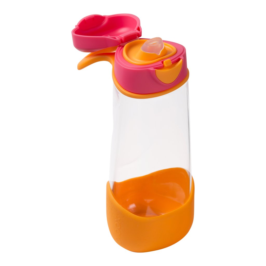 b.box Tritan Sportflasche 600 ml - rosa/orange