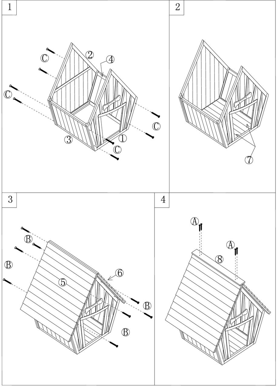 dobar Design Hundehütte 