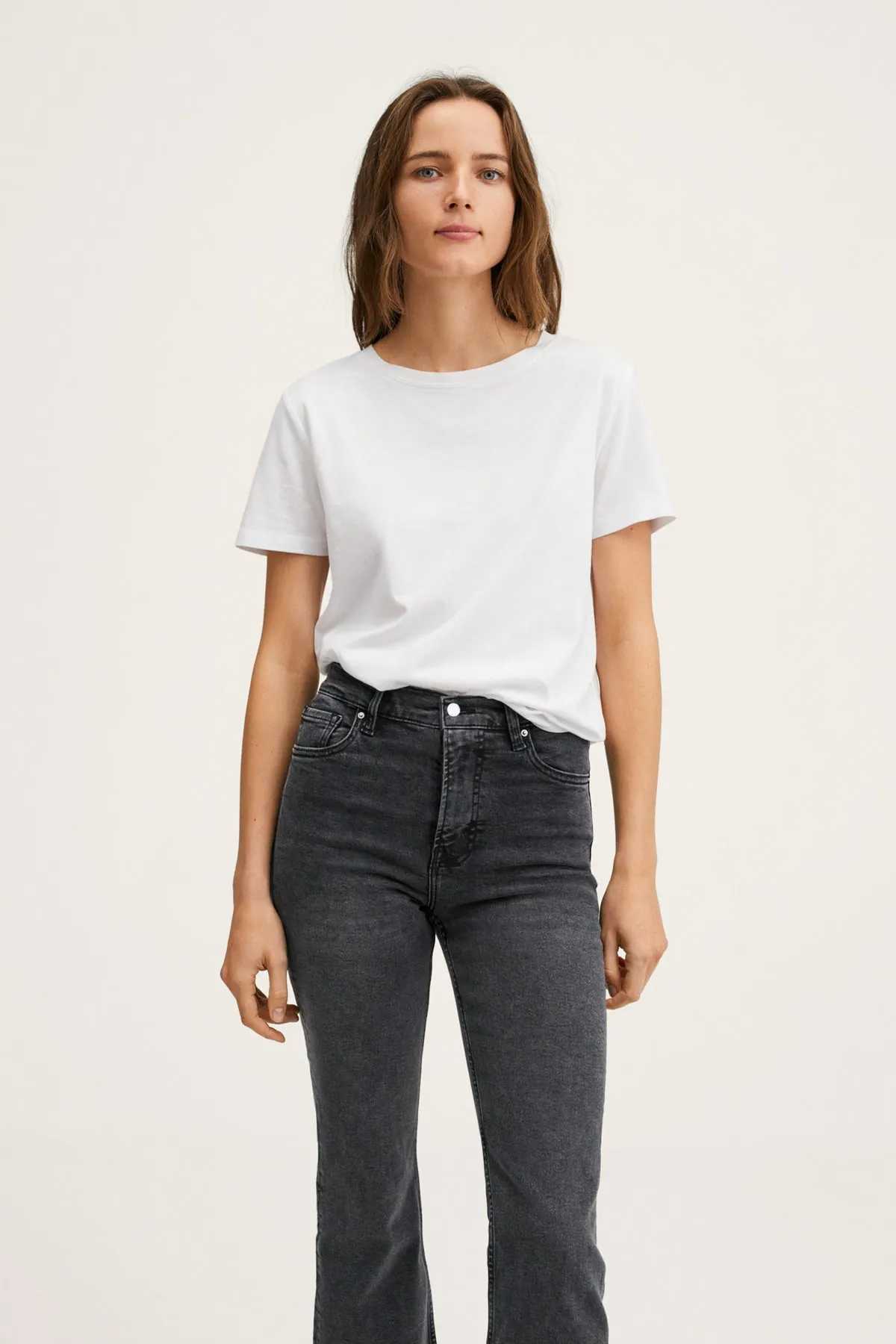 MANGO  Jeans - Grau - Bootcut