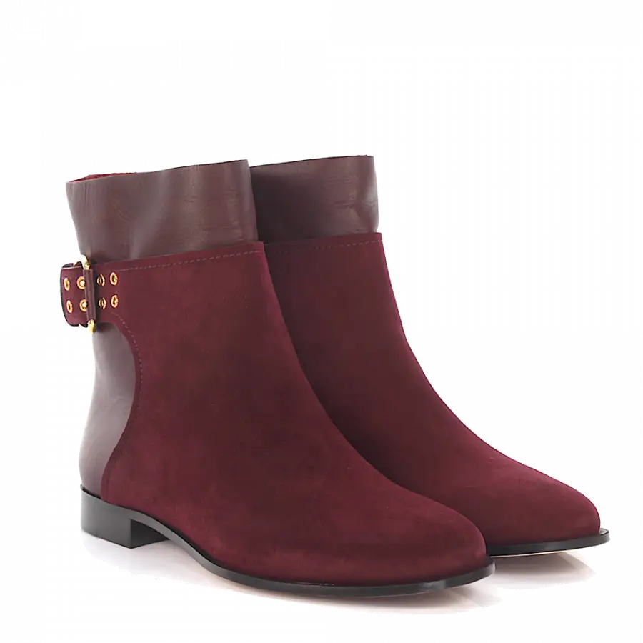 Jimmy Choo - Stiefeletten MAJOR Kalbsleder - rot