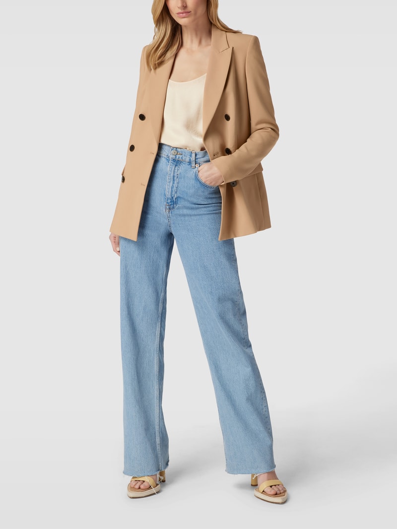 Blazer mit Pattentaschen in sand