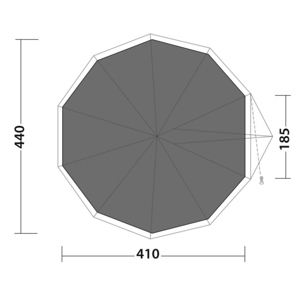FOOTPRINT CHINOOK URSA - Zeltplane