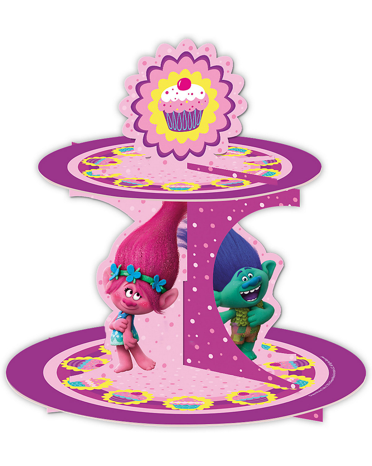 Gebäckständer/Cupcakeständer Étagère Trolls