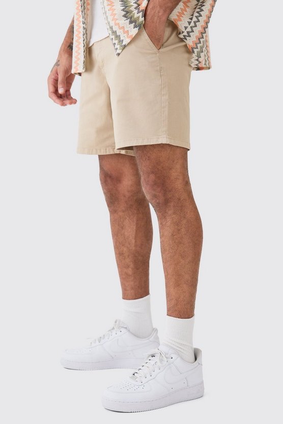 Slim-Fit Chino-Shorts