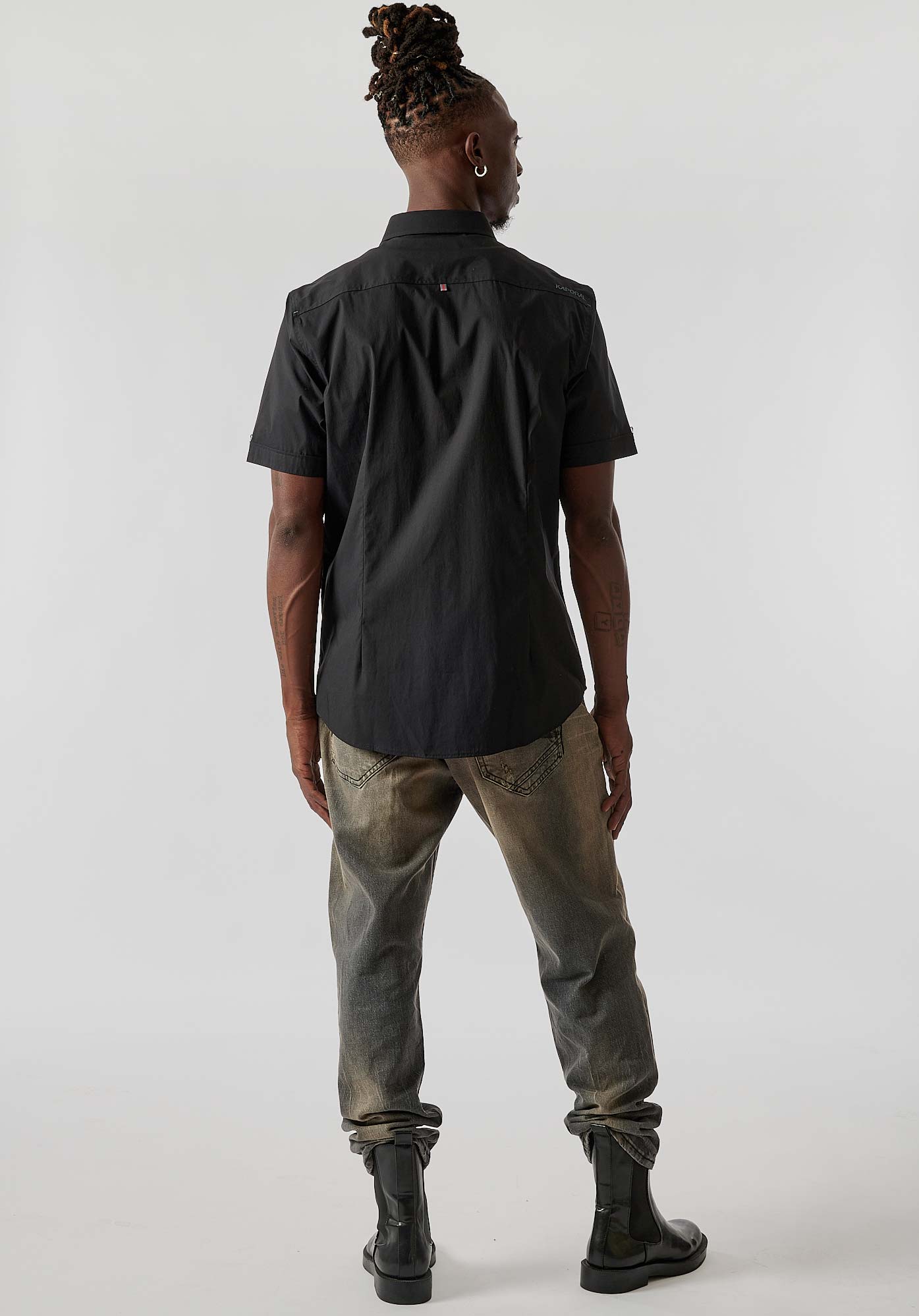 PARAJ  Chemise noire homme