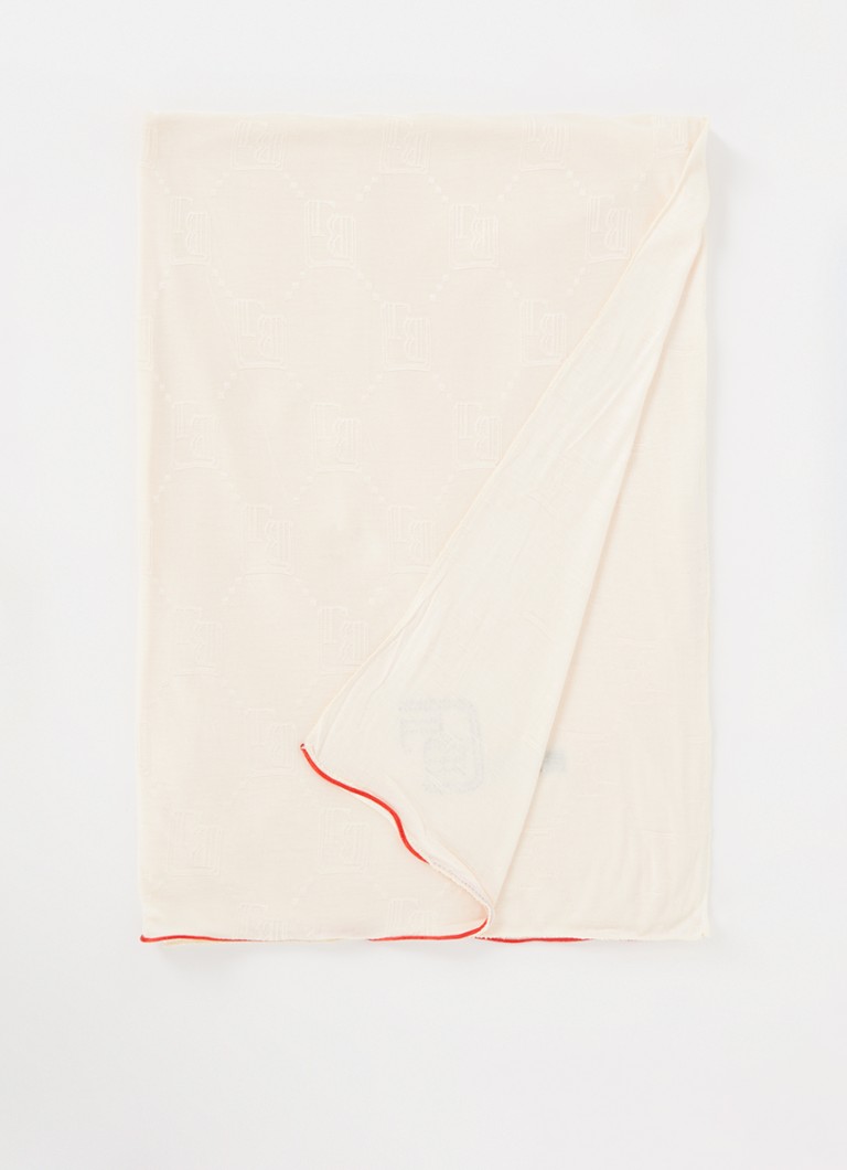 BYLIMA  Enchanté sjaal met logoprint 200 x 75 cm
