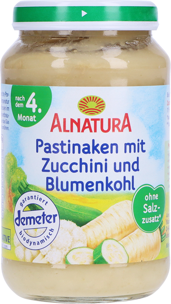 Alnatura Bio Pastinaken-Zucchini-Blumenkohl