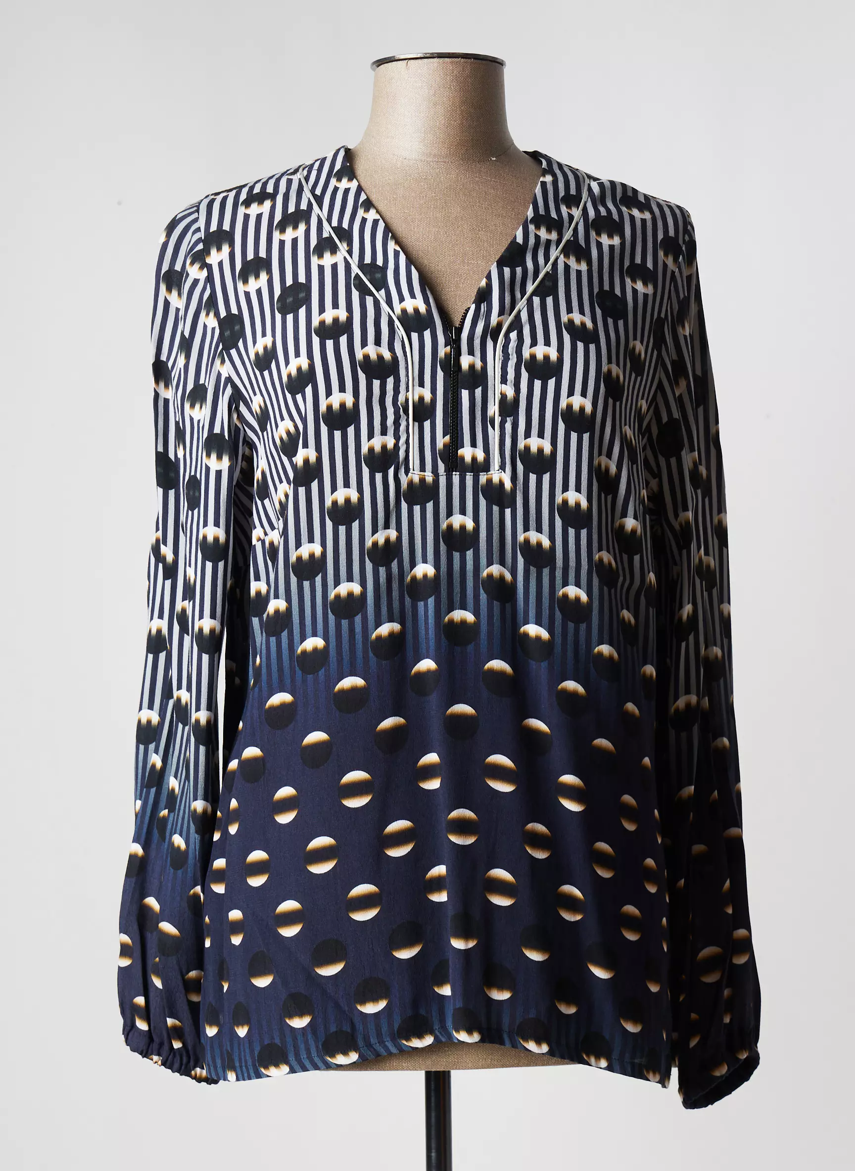 France Rivoire Blouses Femme couleur bleu