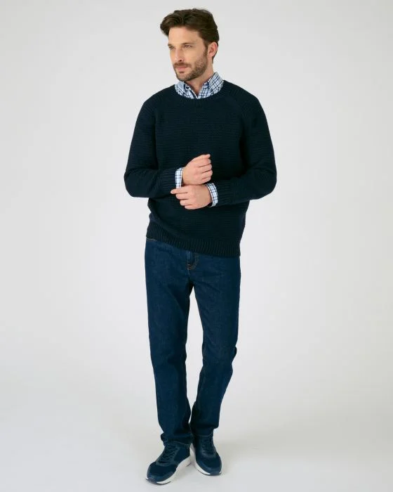 Pull maille chaude laine mérinos