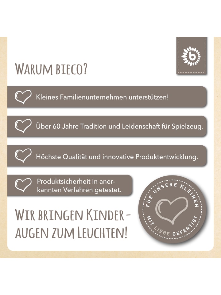 Bieco Spielwaren Krabbeldecke mit Spielbogen Plüsch - ab Geburt in Beige günstig kaufen onesize