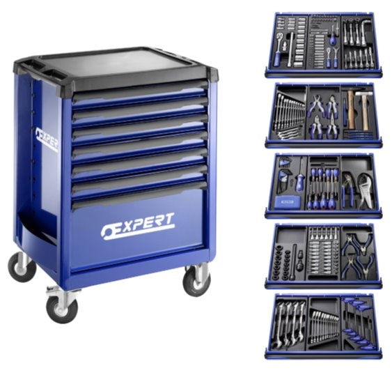 Facom Expert E220322 Tool Trolley 7 Drawers Filled 289-Piece