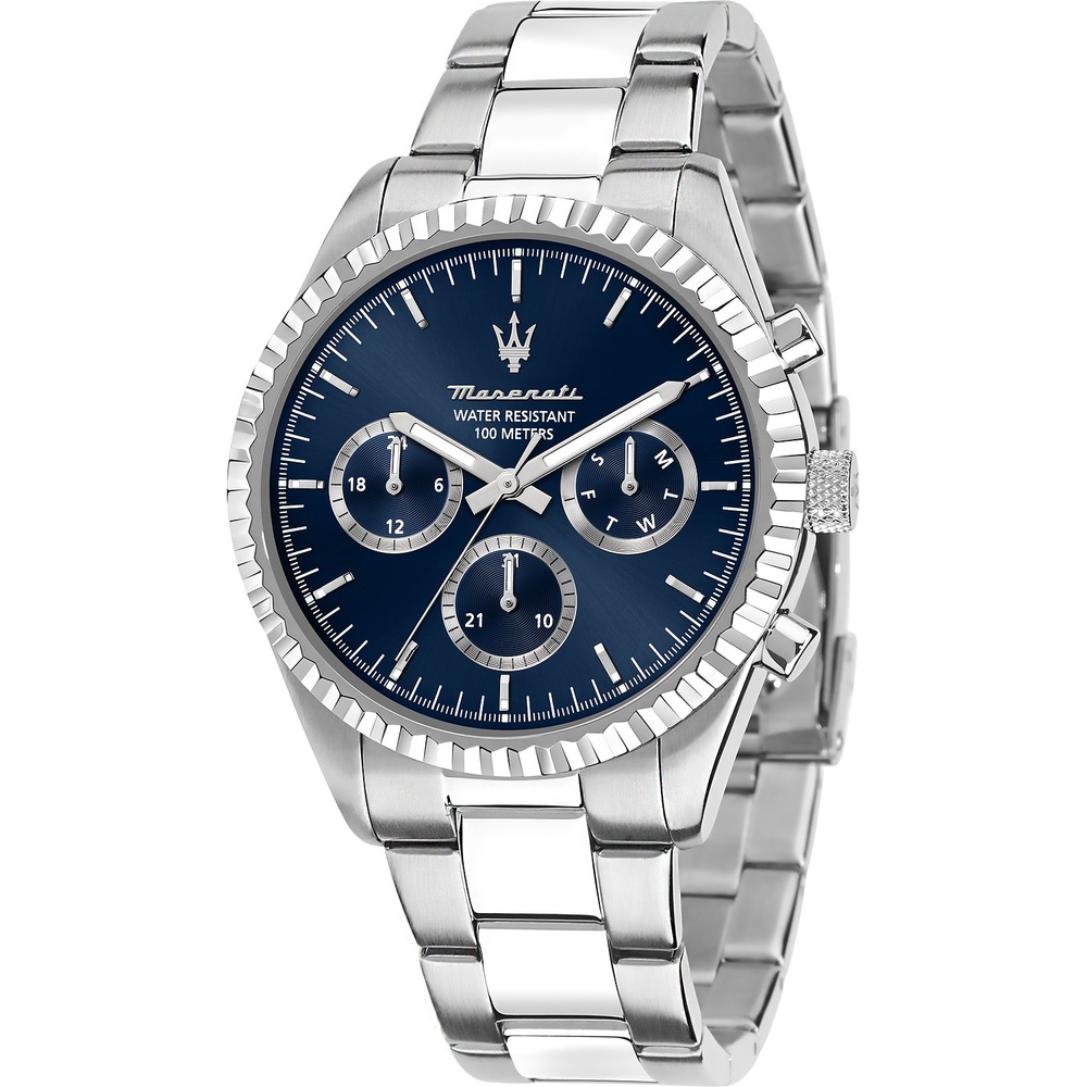 Maserati Montre pour hommes Acier inoxydable Montre