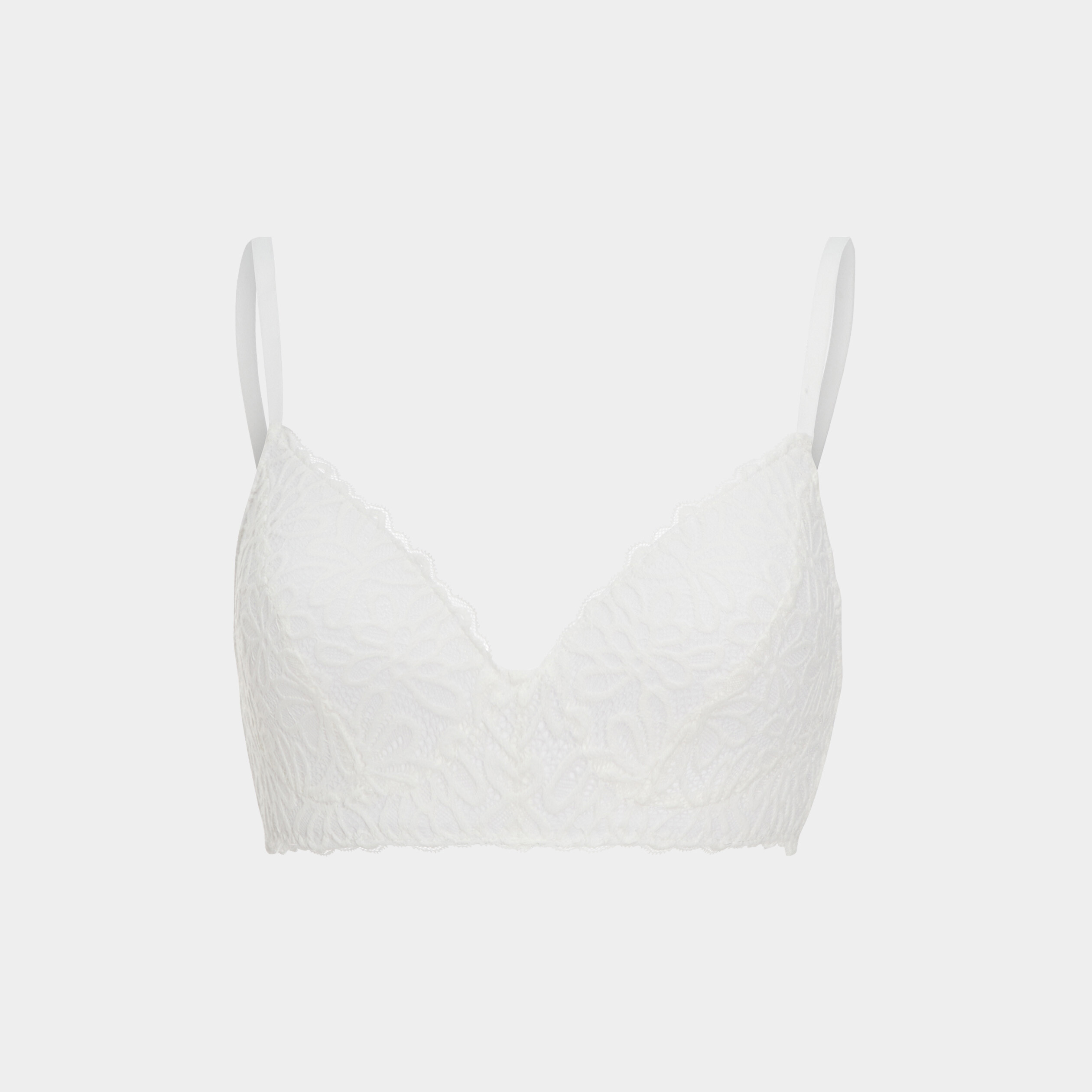 Soutien-gorge triangle padded blanc femme | La Halle