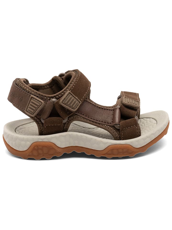 bisgaard Leder-Sandalen in Braun günstig kaufen