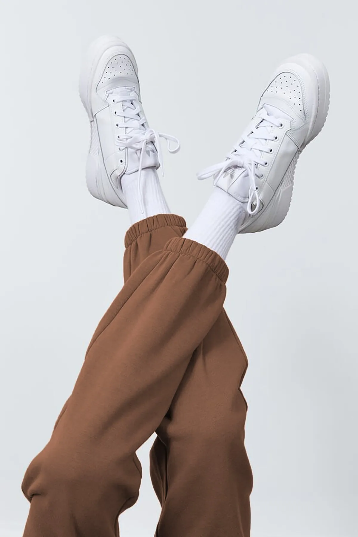 Madmext  Damen-Jogginghose in Camel mit elastischem Bund und Übergröße Mg1235