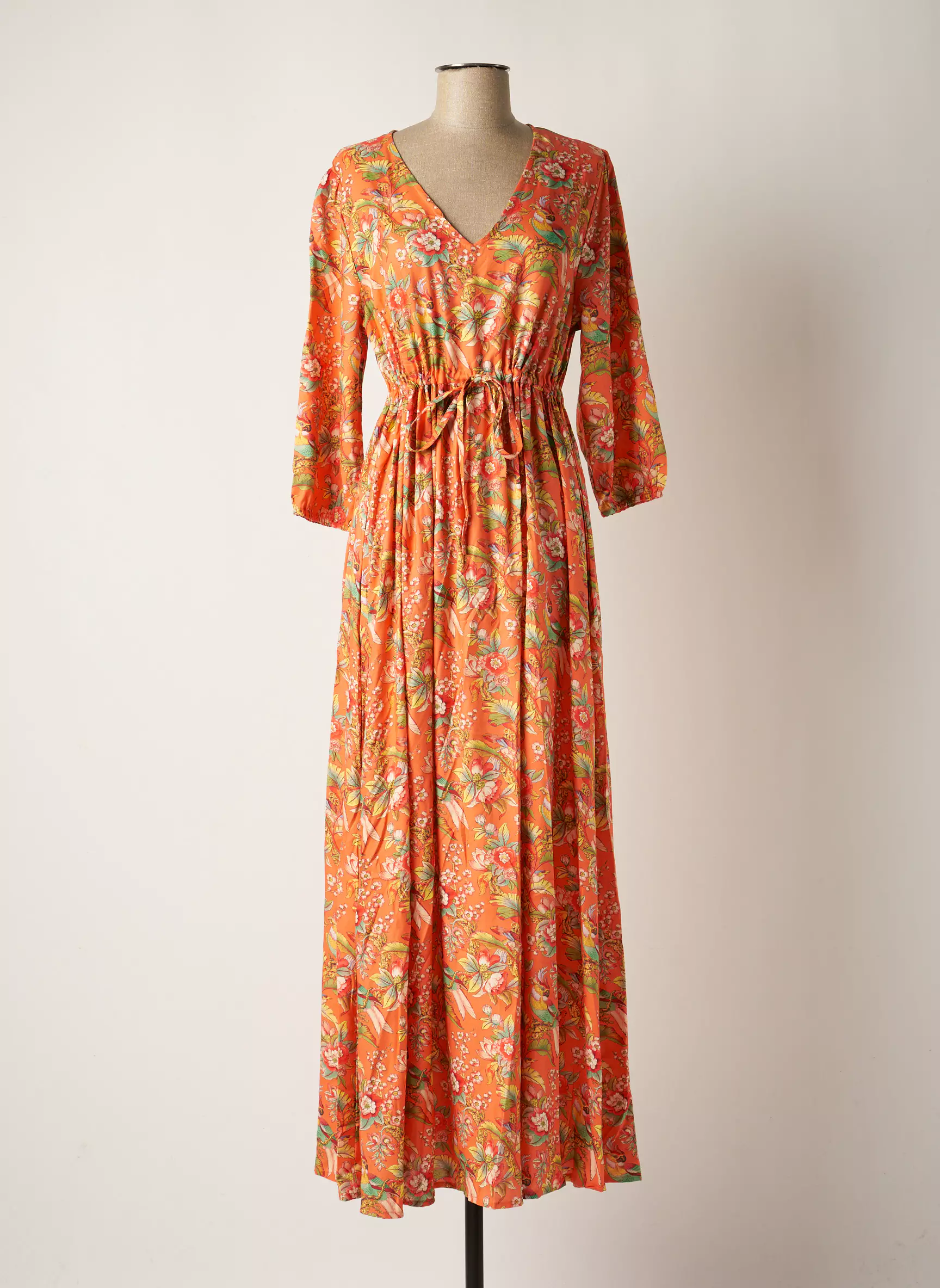 La Fiancee Robes Longues Femme couleur orange