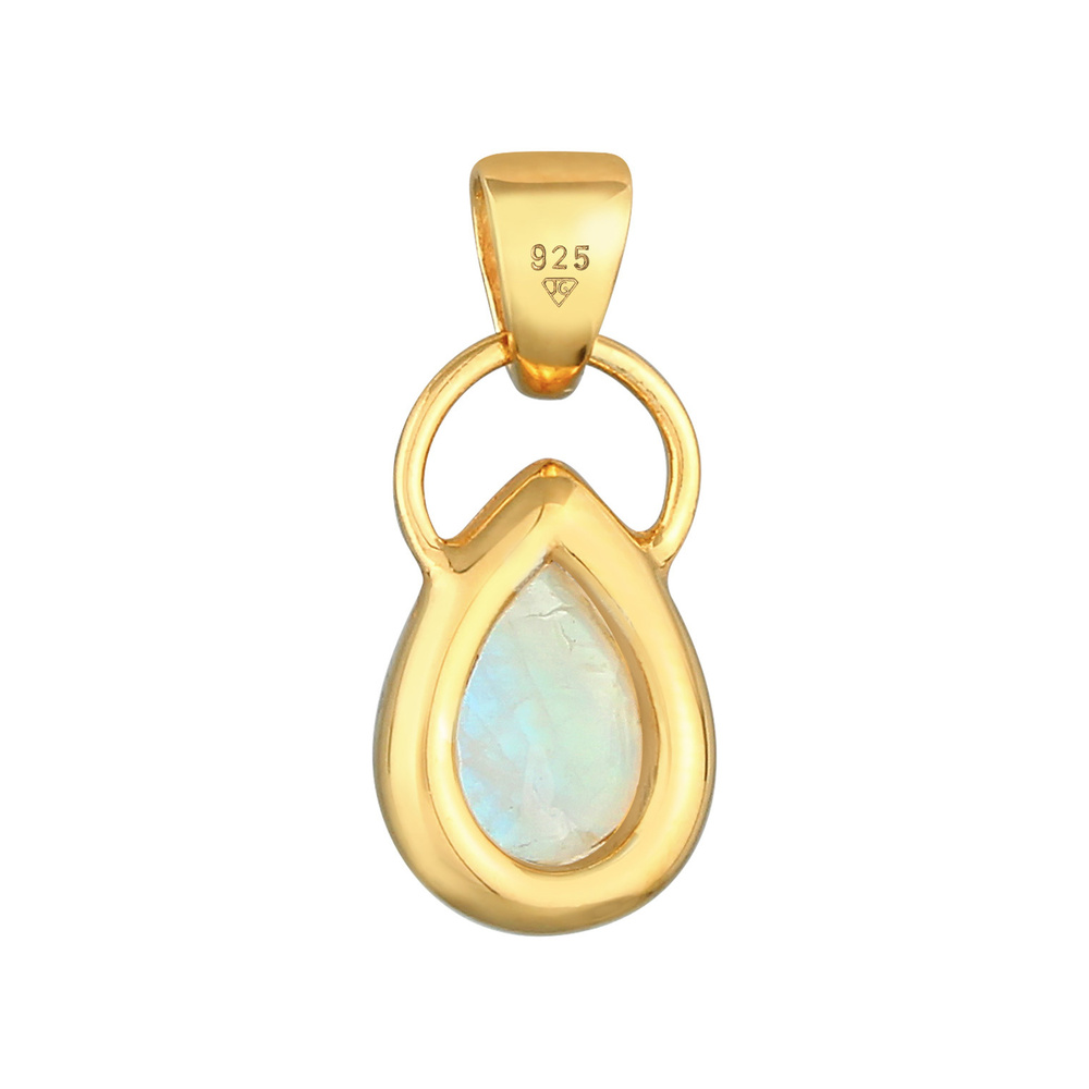 Elli Elli Pendentif Mesdames avec pierre de lune Blogger classique en argent sterling  Pendentif