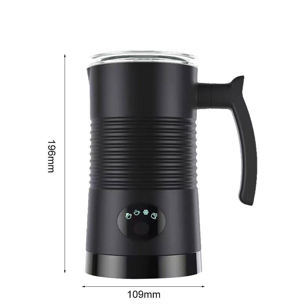 Tidyard Milchaufschäumer 4-in-1 Heiß-/Kaltschaumbereiter, Abnehmbare Antihaft-Innenseite, 400,00 W, 350 ml