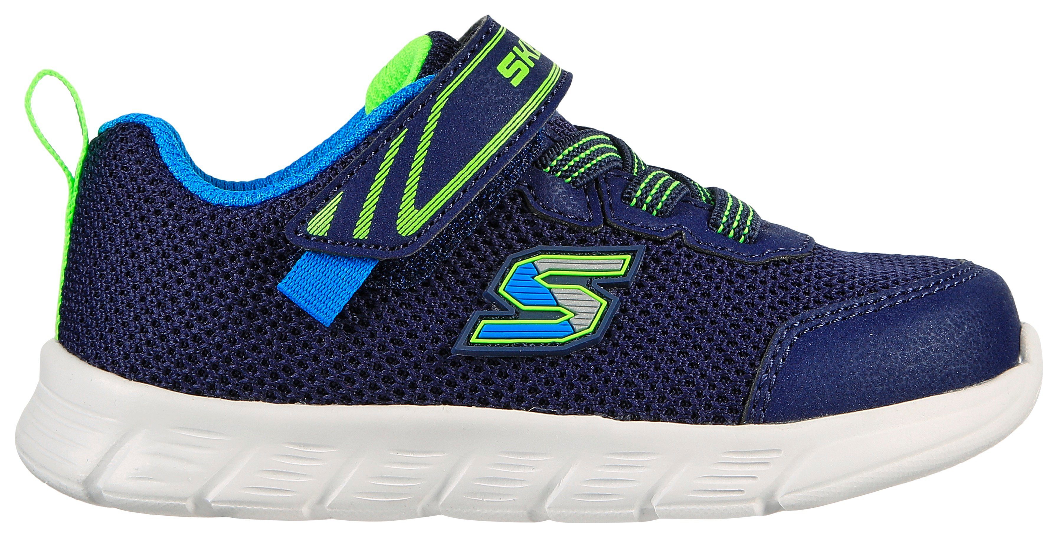 Skechers Kids COMFY FLEX MINI TRAINER Sneaker mit Klettverschluss und Gummizug