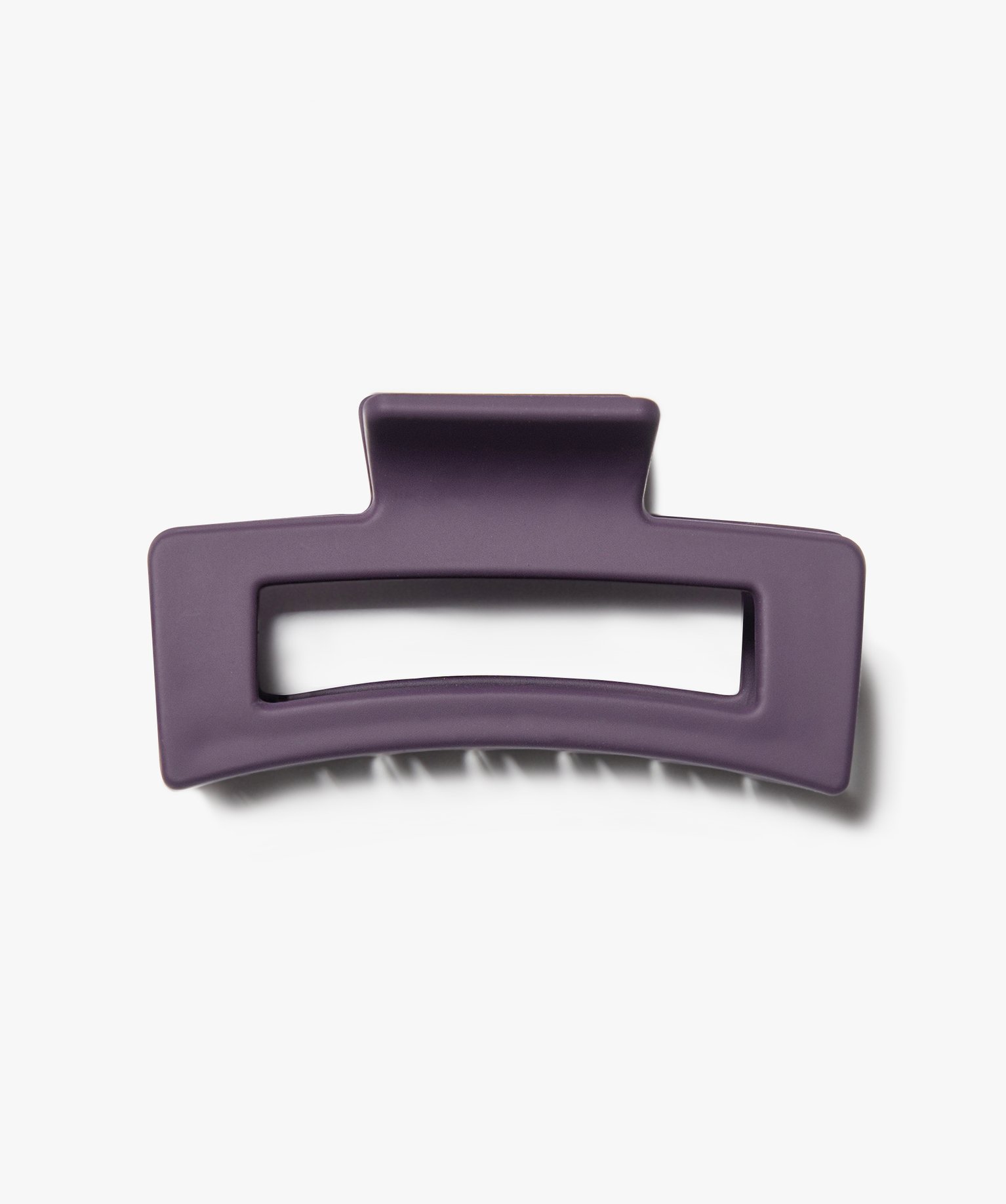 Pince crabe femme forme rectangle mate violet fonce | GEMO