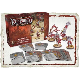 ** % SALE % ** Runewars The Miniatures Game - Kommandoeinheit der Uthuk Infanterie Einheiten (DE|EN)