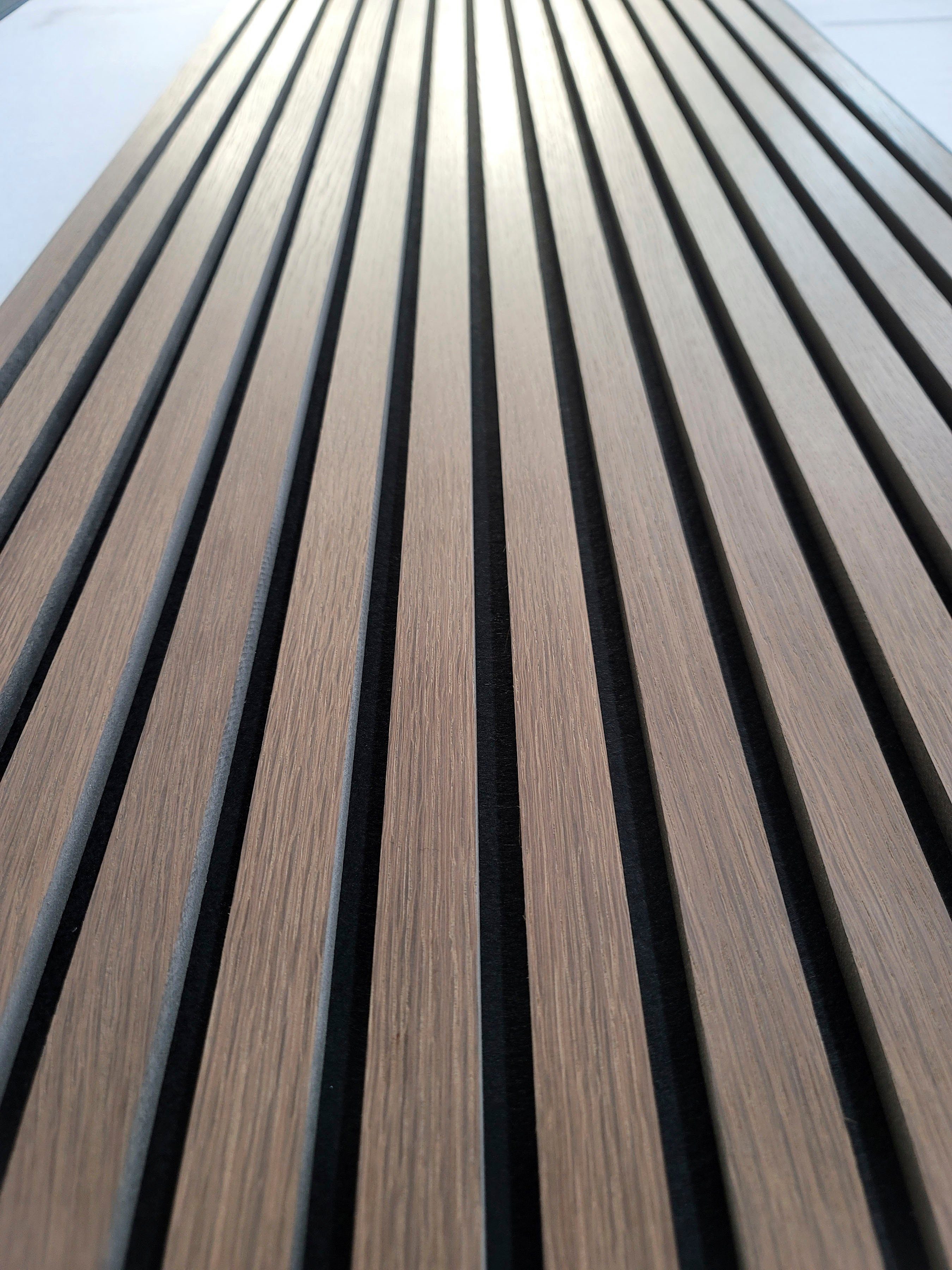 Vereg Schallschutzpaneel Echt Holzfurnier in 3D Optik, BxL: 60x240 cm, (1-tlg) echt Holzfurnier