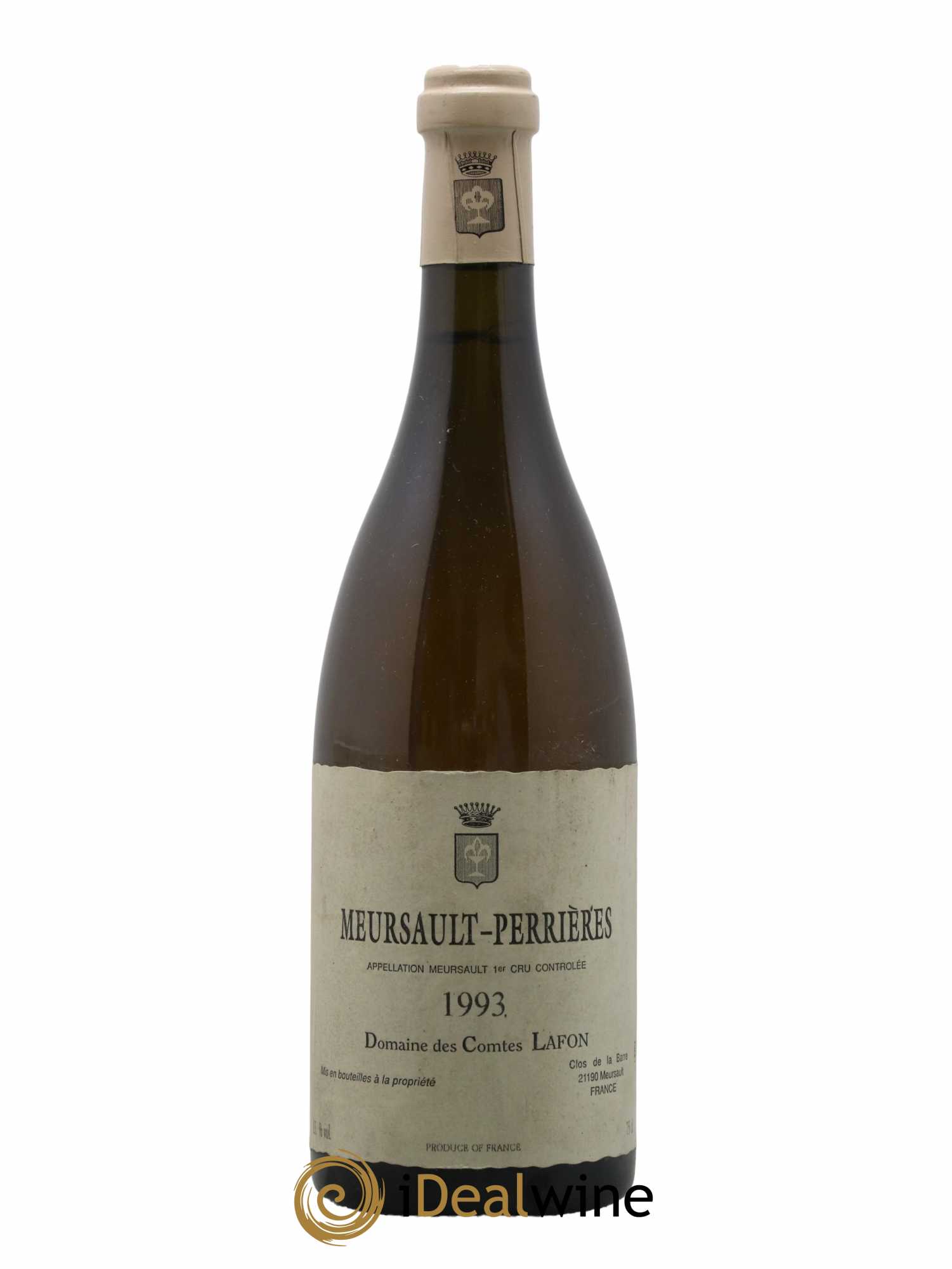 Meursault 1er Cru Perrières Comtes Lafon (Domaine des)  1993 - Lot de 1 Bouteille