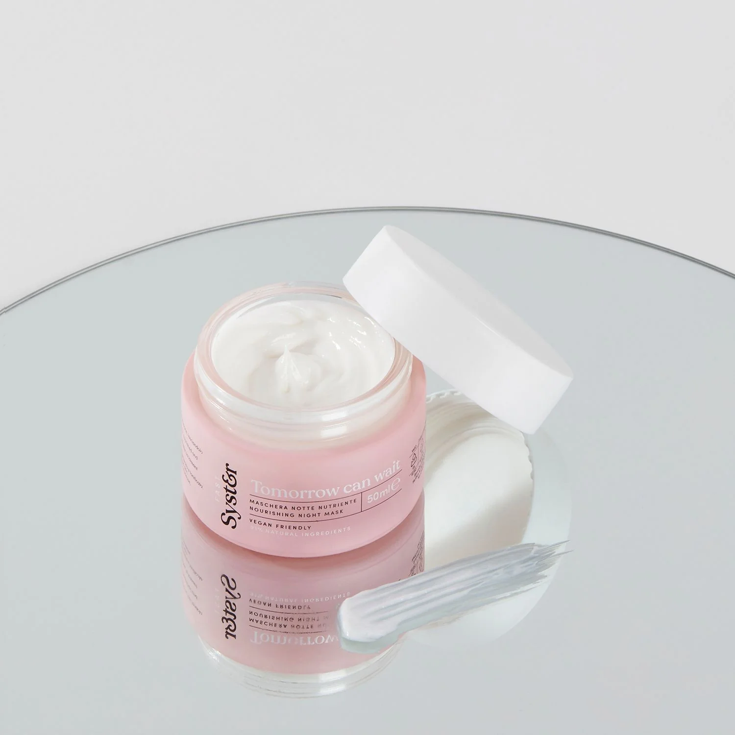 Syster Fast Tomorrow Can Wait - Máscara Facial Hidratante, Tratamento Noturno Iluminador, Tratamento Noturno Nutritivo