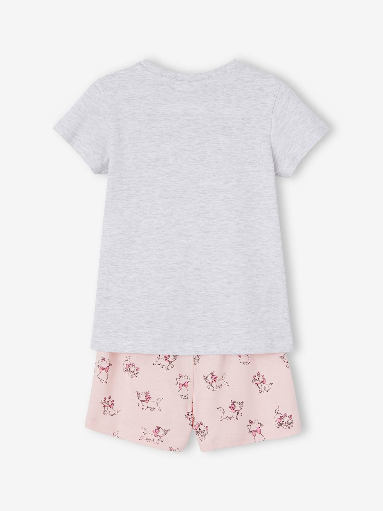 Pyjashort fille DS® Marie les Aristochats rose imprimé