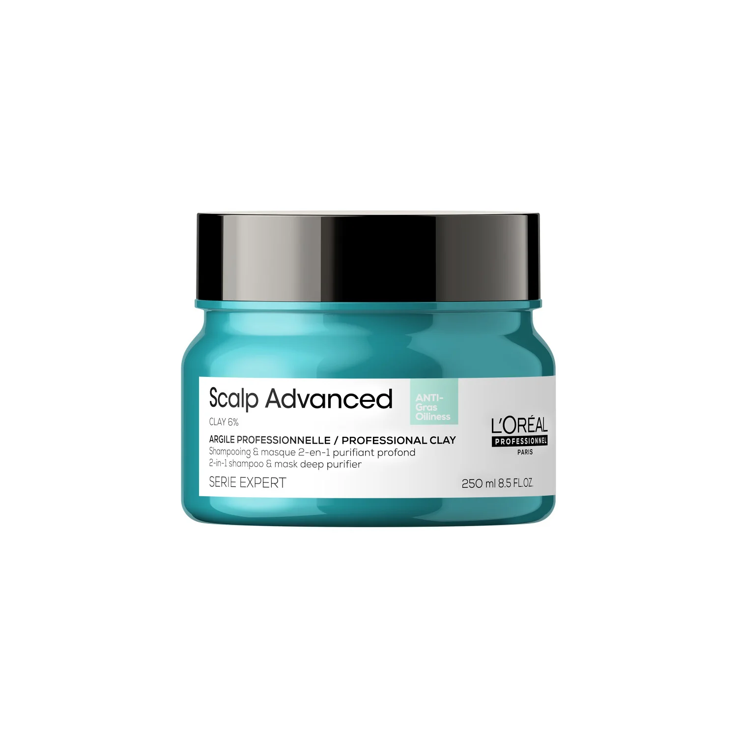 EXPERT SERIES Ny Scalp Advanced 2-i-1 Deep Purifier Clay Anti-Oiliness - Rensende hårmaske, rensende shampoo
