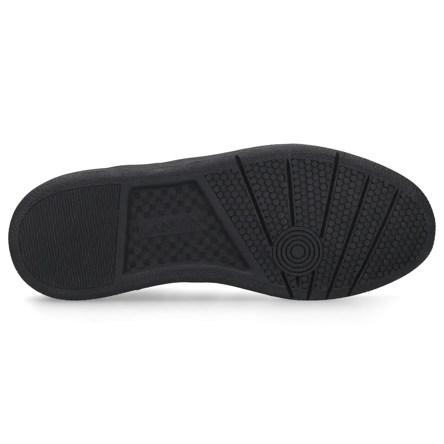 Lanvin - Sneaker low CLAY LACE Veloursleder - schwarz