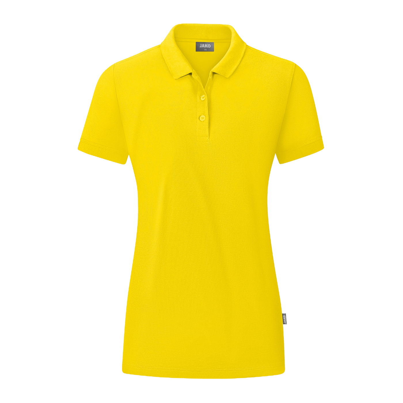 JAKO Organic Polo Shirt Damen Gelb F300