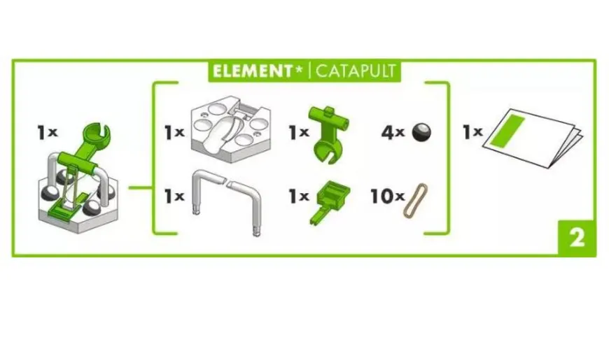 Ravensburger Beschäftigung - GraviTrax Element Catapult - Kugelbahn-Erweiterung