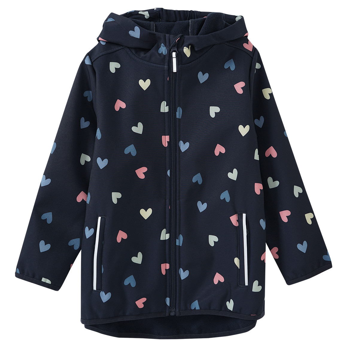 Mädchen Softshelljacke mit Kapuze