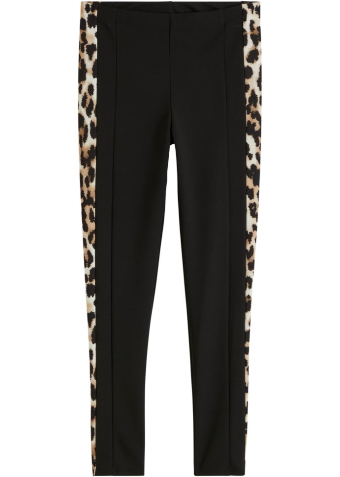 Leggings mit bedrucktem Einsatz