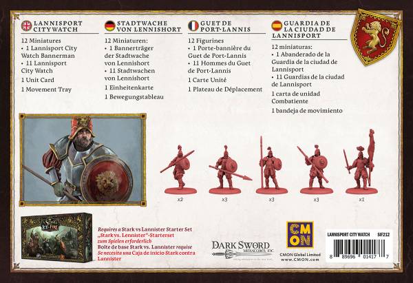 A Song of Ice & Fire – Lannisport Citywatch (Stadtwache von Lennishort) (Erw.)