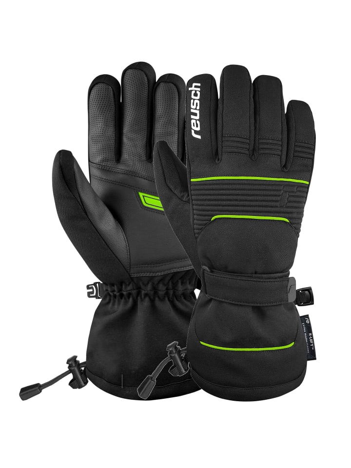 Reusch Fingerhandschuhe Crosby R-TEX® XT in 7716 black / neon green günstig kaufen