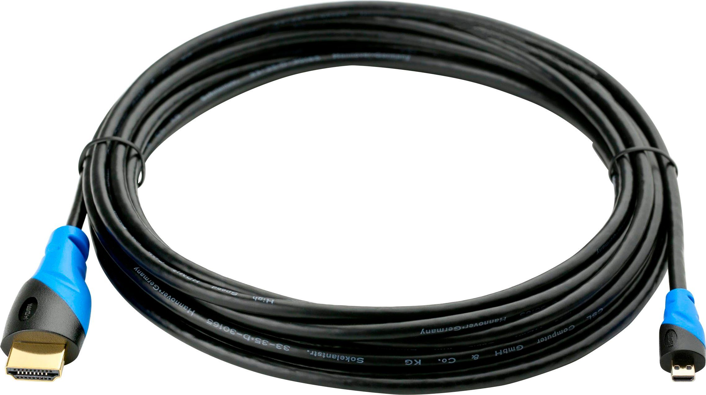 CSL HDMI Kabel, 3-fach geschirmt, verschiedene Längen Audio- & Video-Kabel, HDMI, (150 cm)